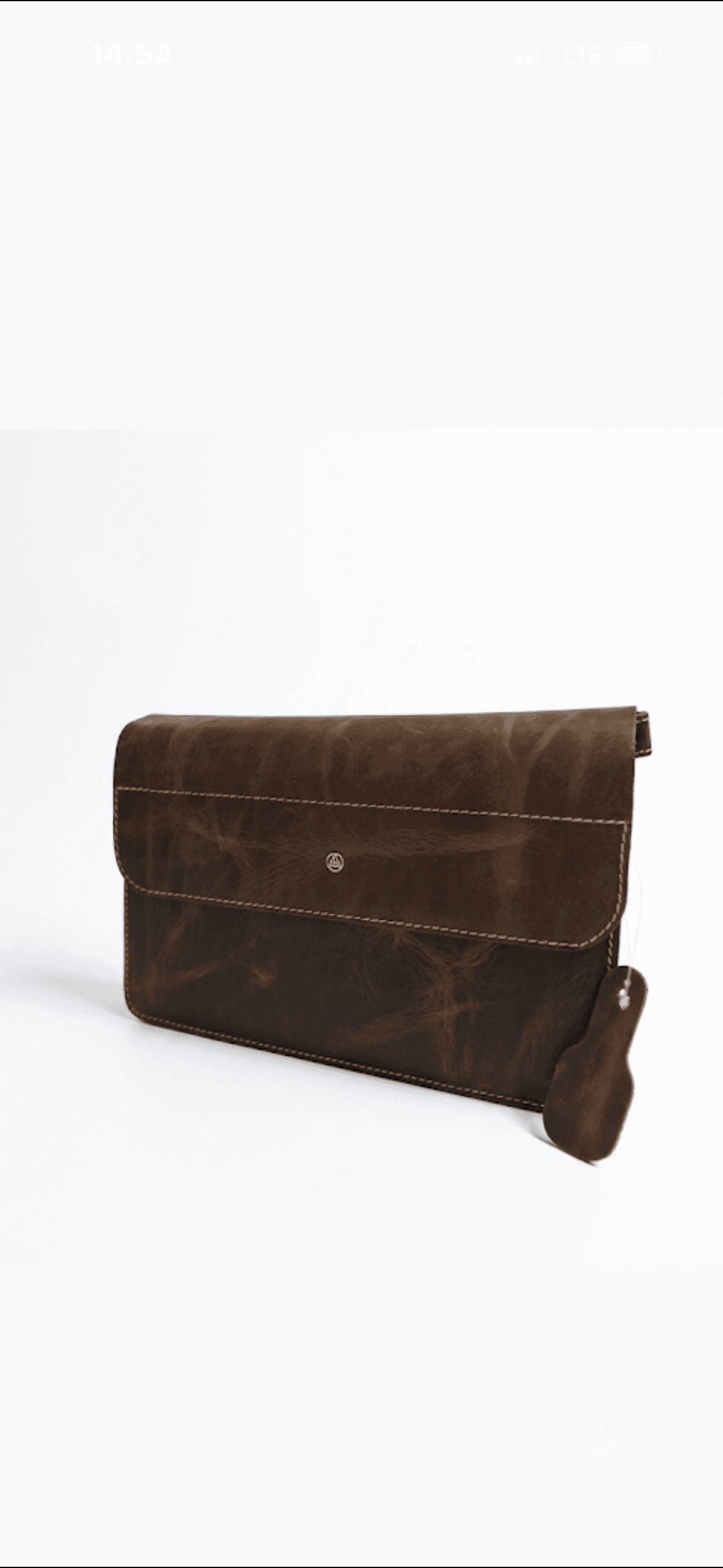 Alpe Deri Erkek El Clutch Çanta 