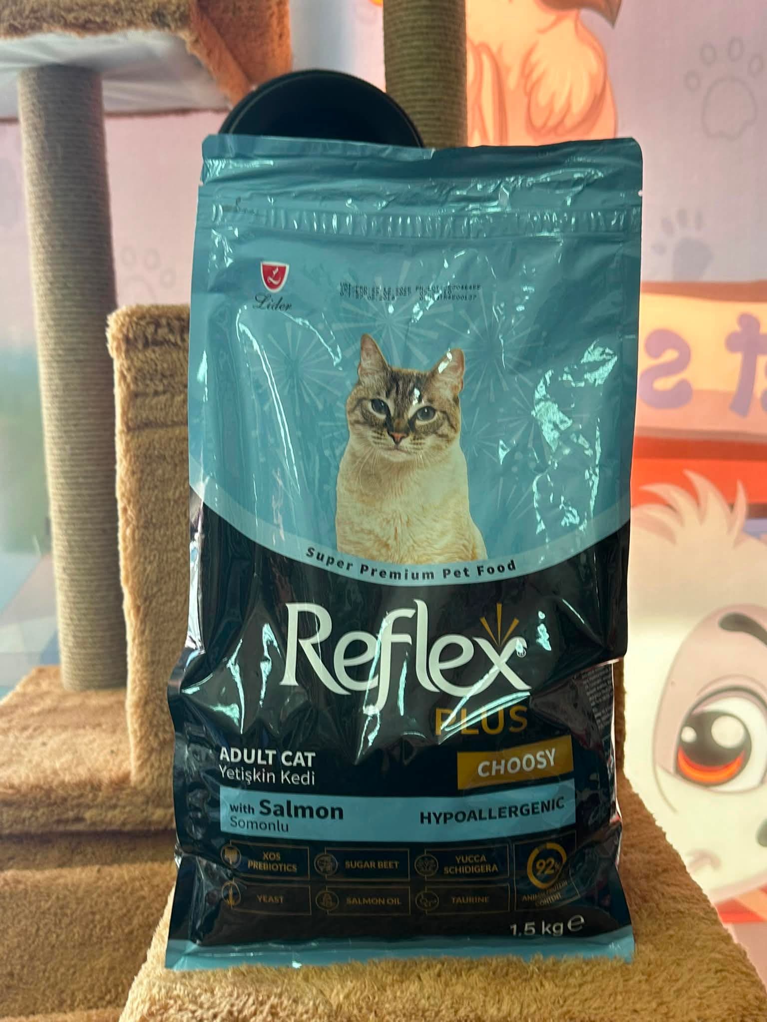 Reflex Plus Adult Cat Choosy (Seçici Yetişkin Kediler İçin) Somonlu Kedi Mamas