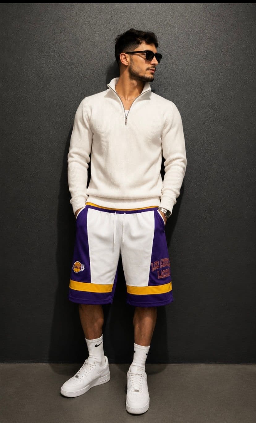    Los Angeles Lakers Erkek Basketbol Şortu