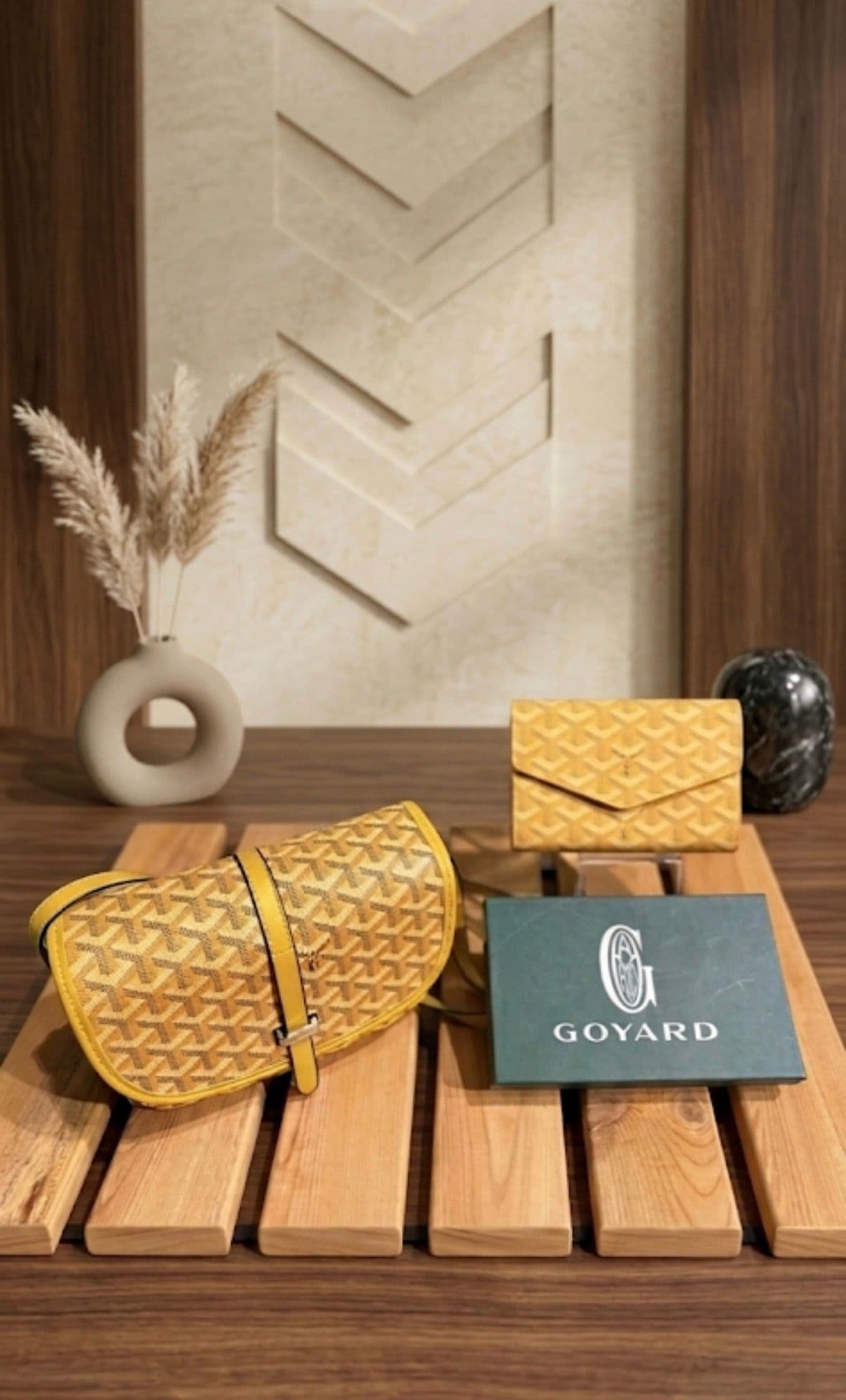 Goyard Alto Hatbox Bag ve Goyard Marie Galante Tarzı Zarf Kapaklı (envelope) Cüzdan Modeli
