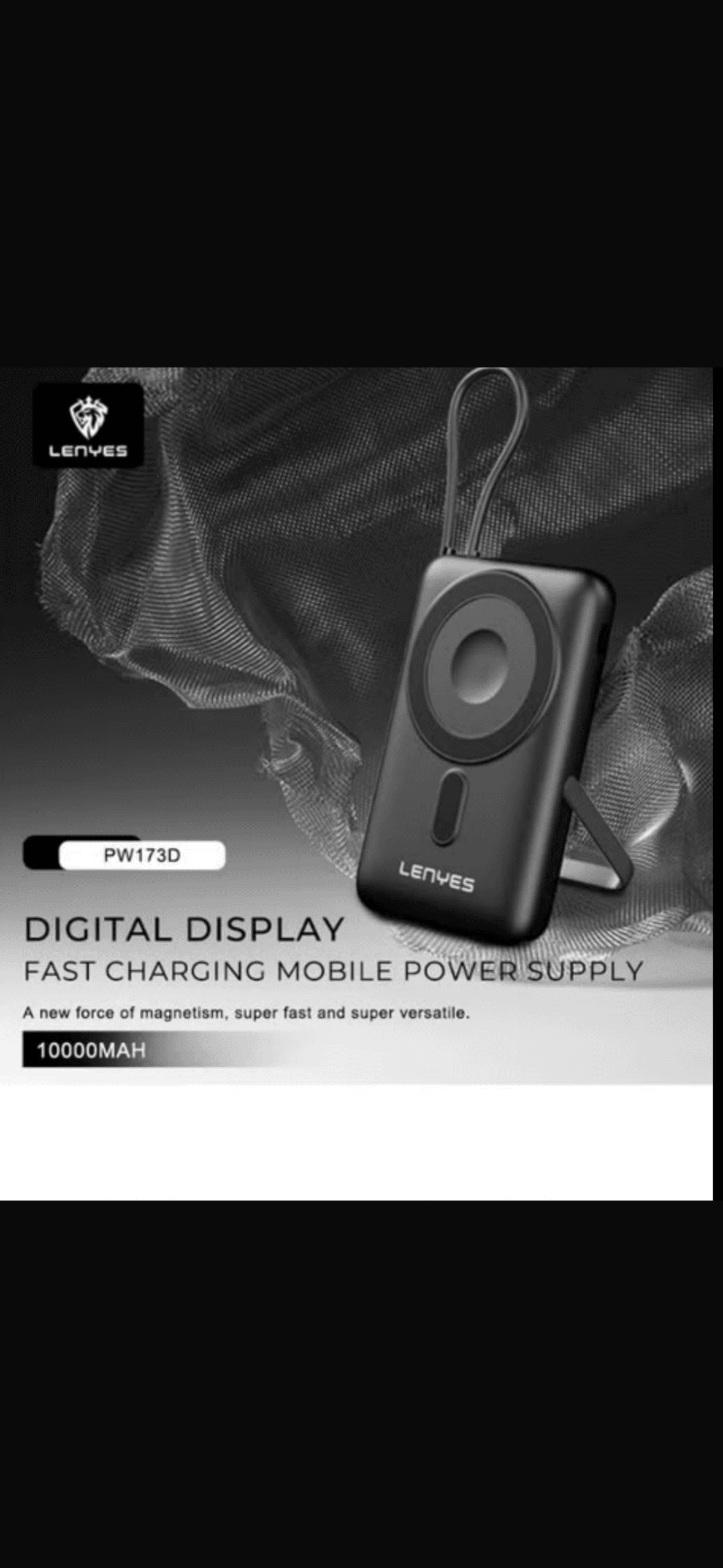 Lenyes PW173D manyetik kablosuz powerbank
