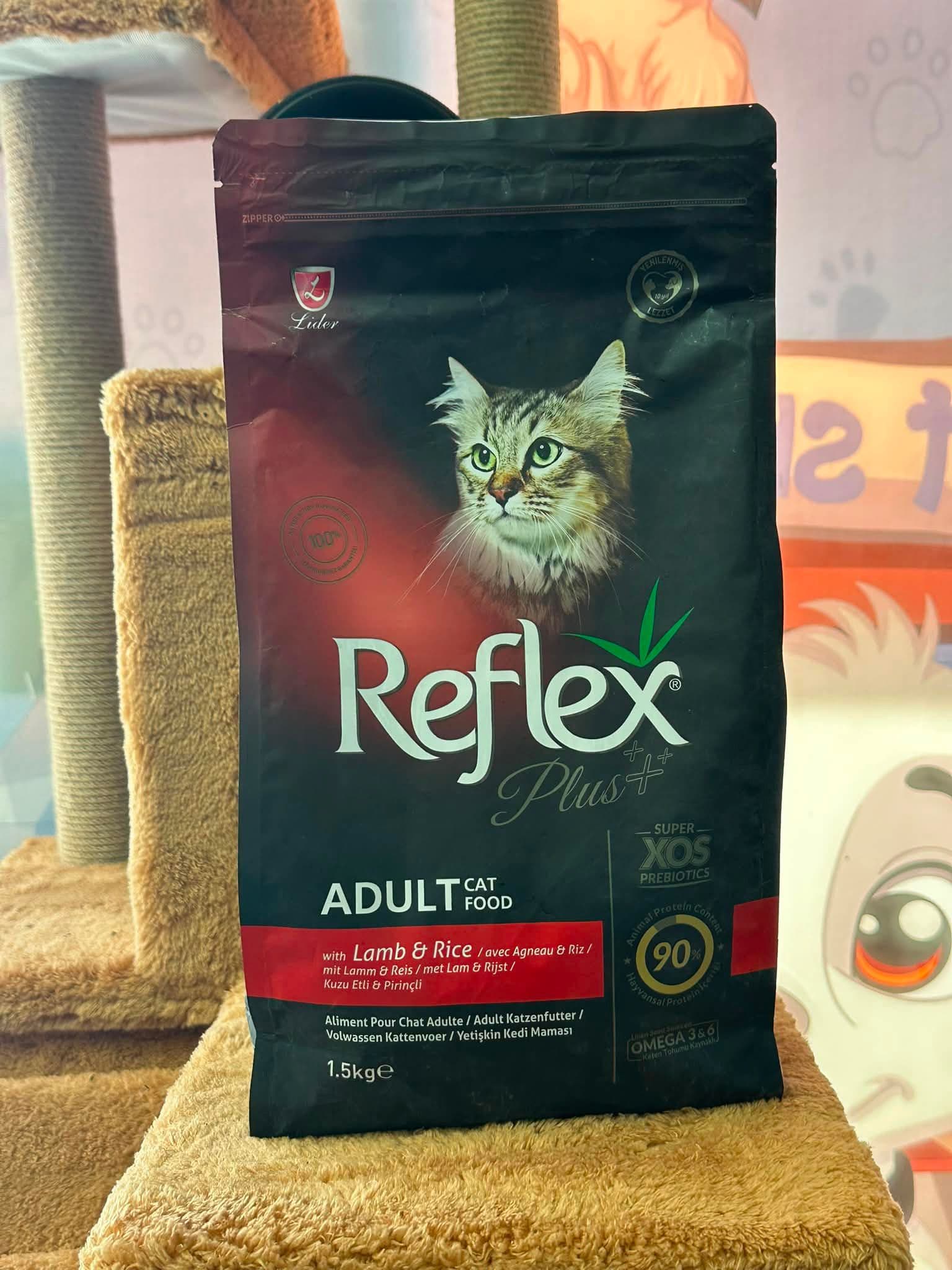 Reflex Plus Adult Cat Food (Yetişkin Kedi) Kuzulu ve Pirinçli Kedi Maması