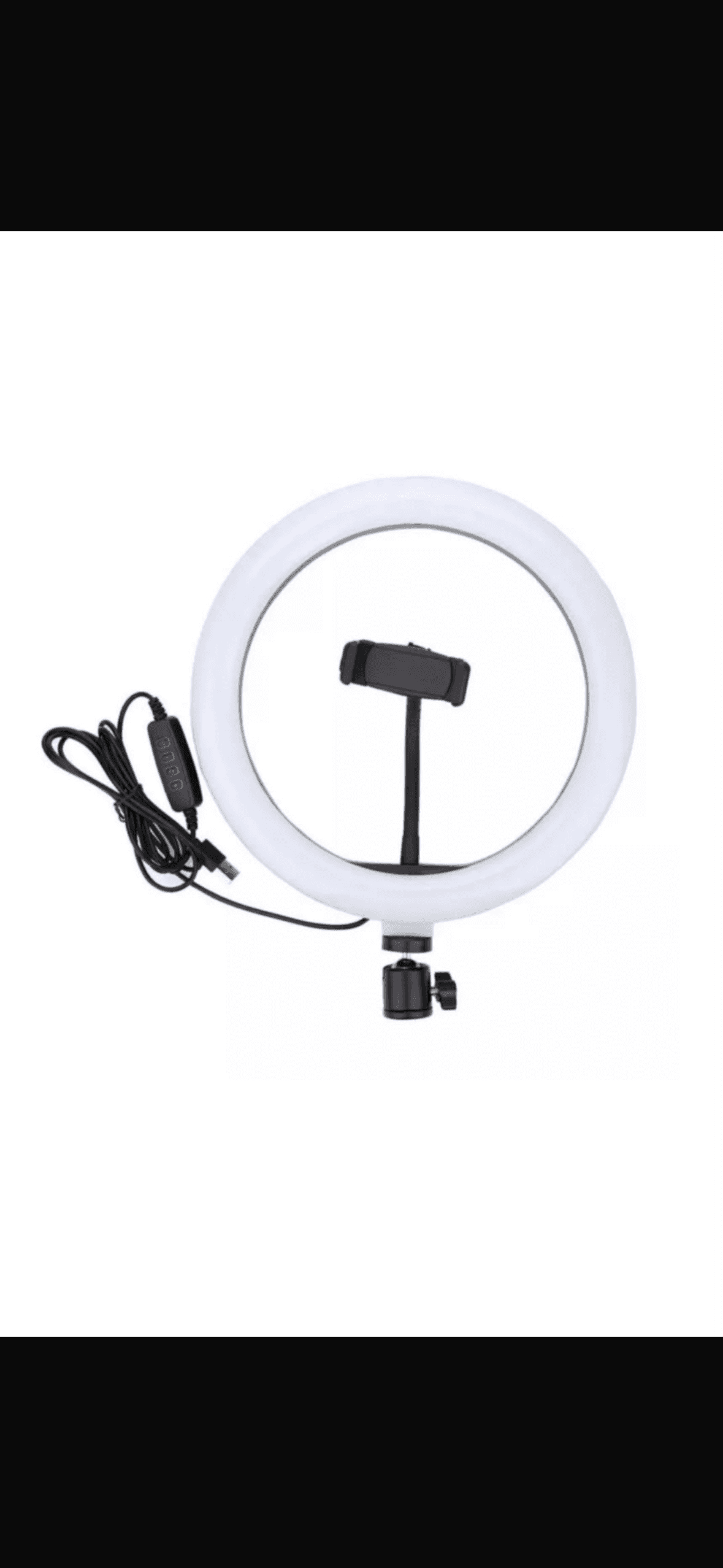 telefon tutuculu Sunix MJ-33 RGB LED Soft Ring Light