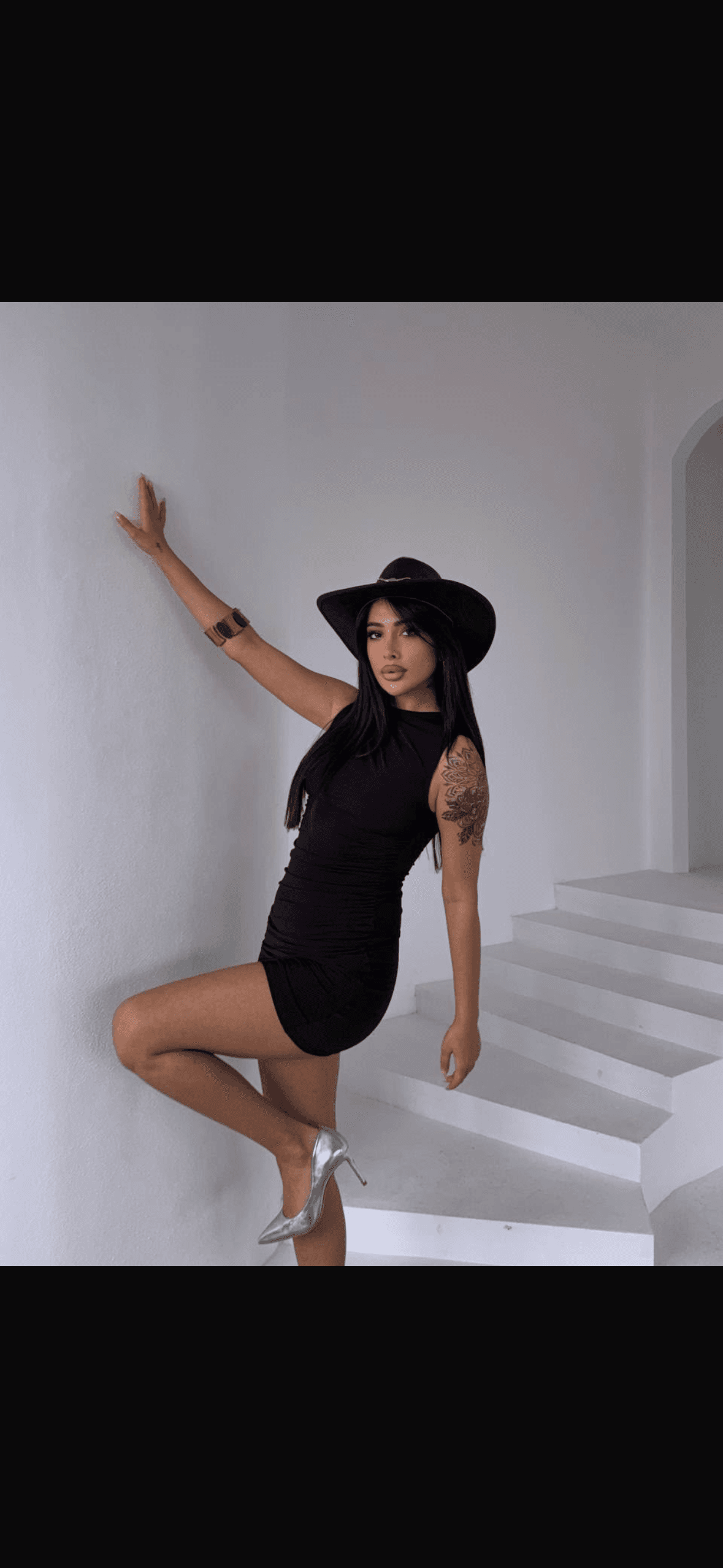 Sıfır Kol Drape Detaylı Mini Elbise