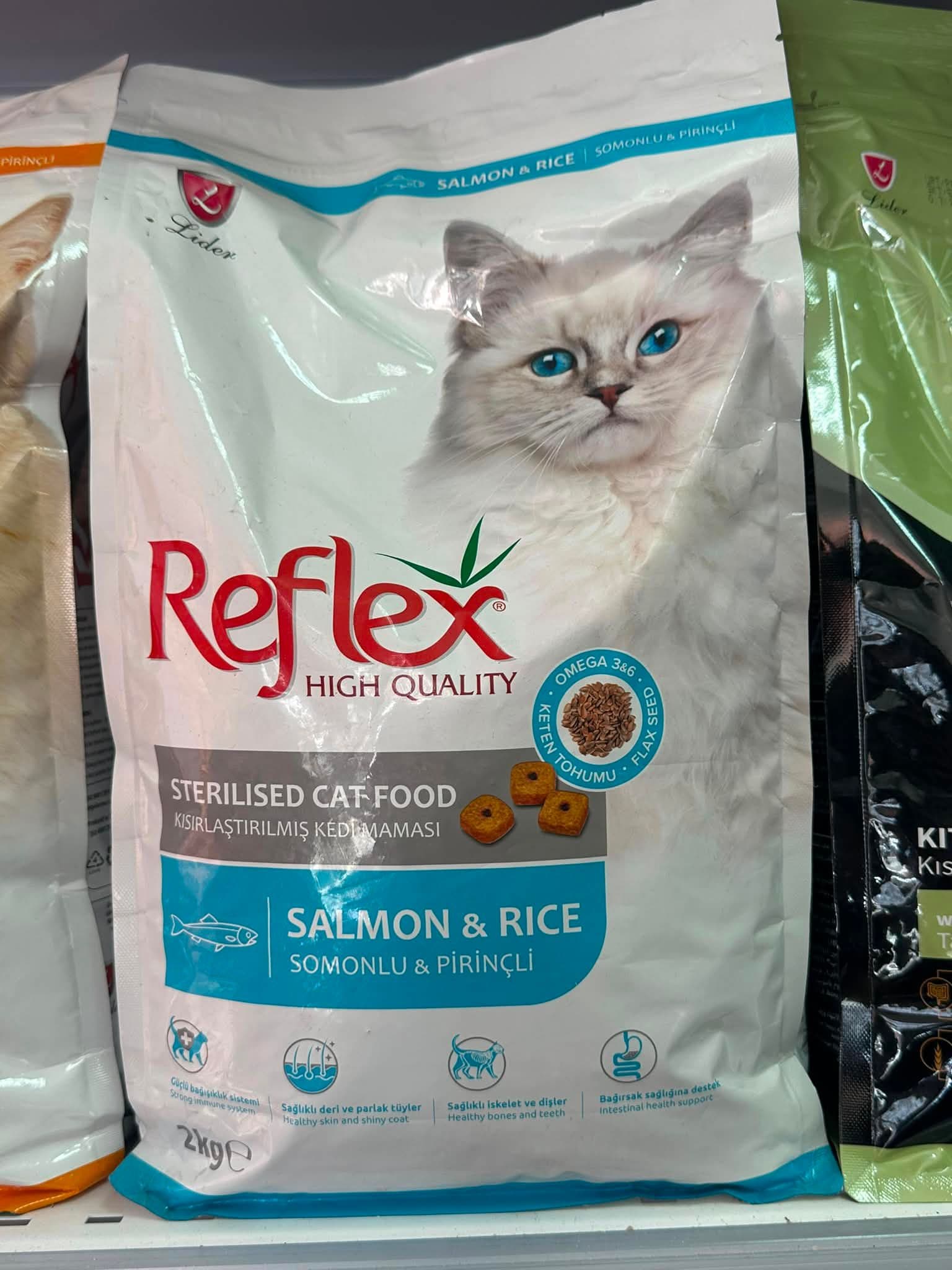 Reflex High Quality Sterilised Cat Food Salmon & Rice (Somonlu ve Pirinçli)