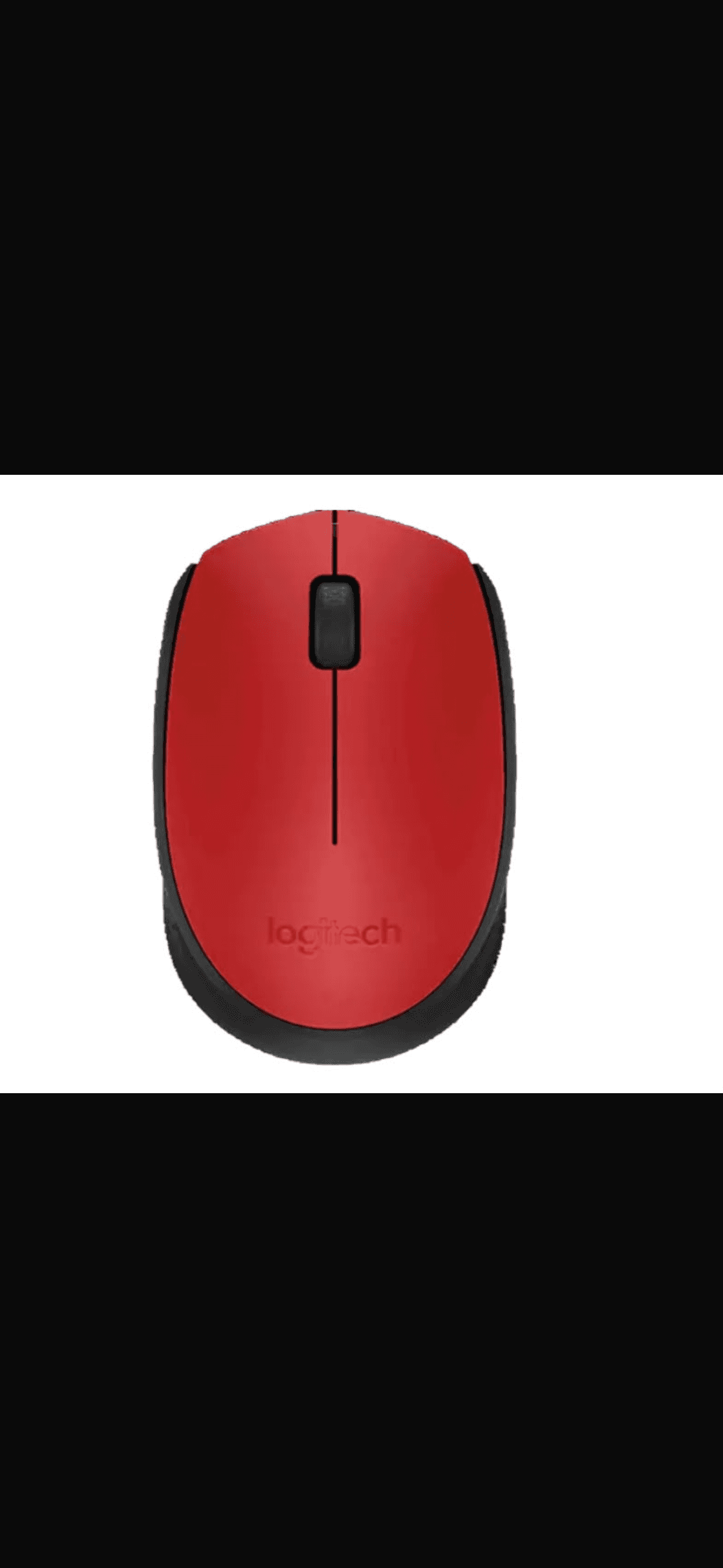 LOGITECH M171 USB Alıcılı Kablosuz Kompakt Mouse - Kırmızı