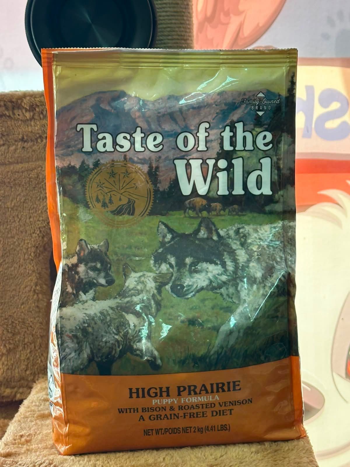 Taste of the Wild High Prairie Puppy Formula (Bizon ve Fırınlanmış Geyik Etli) Tahılsız Yavru Köpek Maması