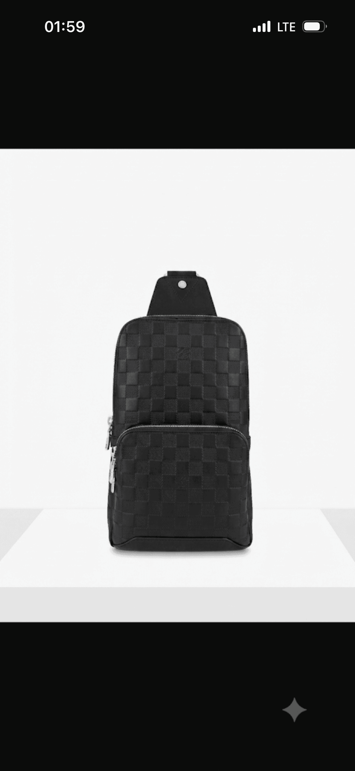 Louis Vuitton dijital deri erkek çapraz çanta 