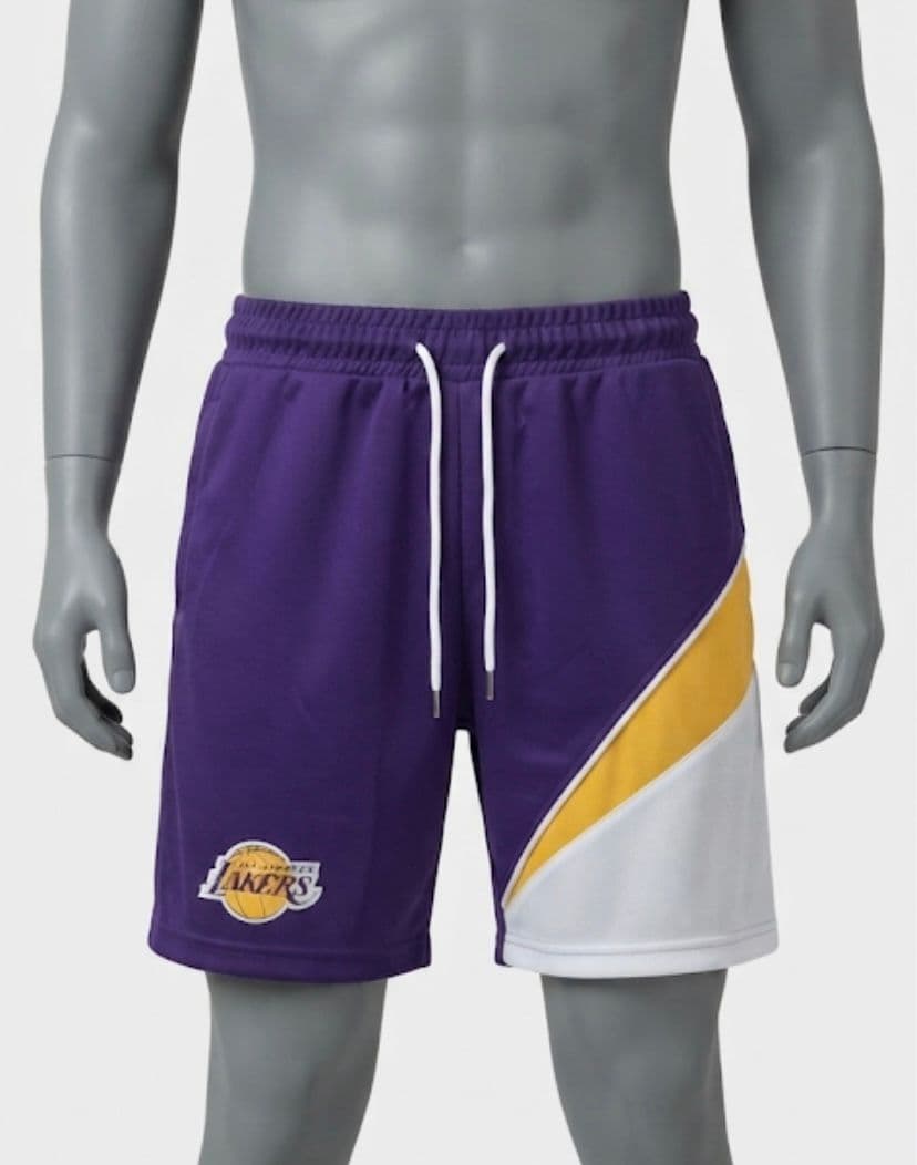 Los Angelas Lakers Yazılı Şort