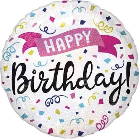 Happy birthday 18" foil balon