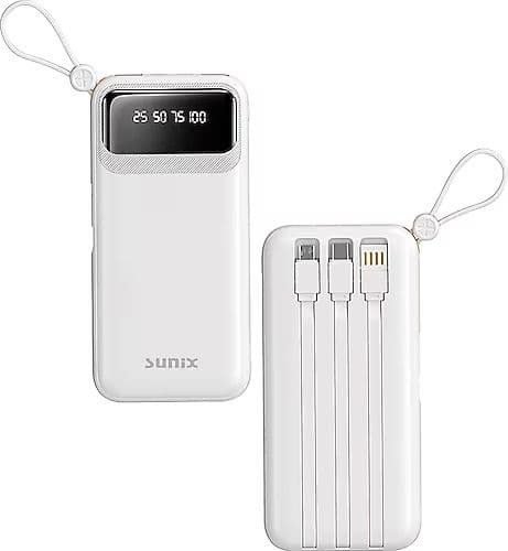 10.000 Mah kablosu birlikte Powerbank