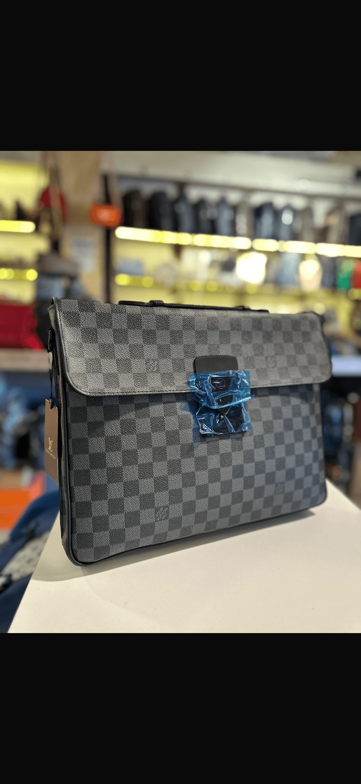 Louis vuitton dijital deri evrak laptop çanta